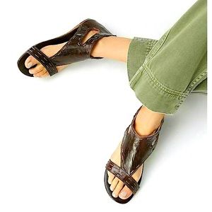 Bed Stu Soto Teak Mason Handmade Stitched Sandals